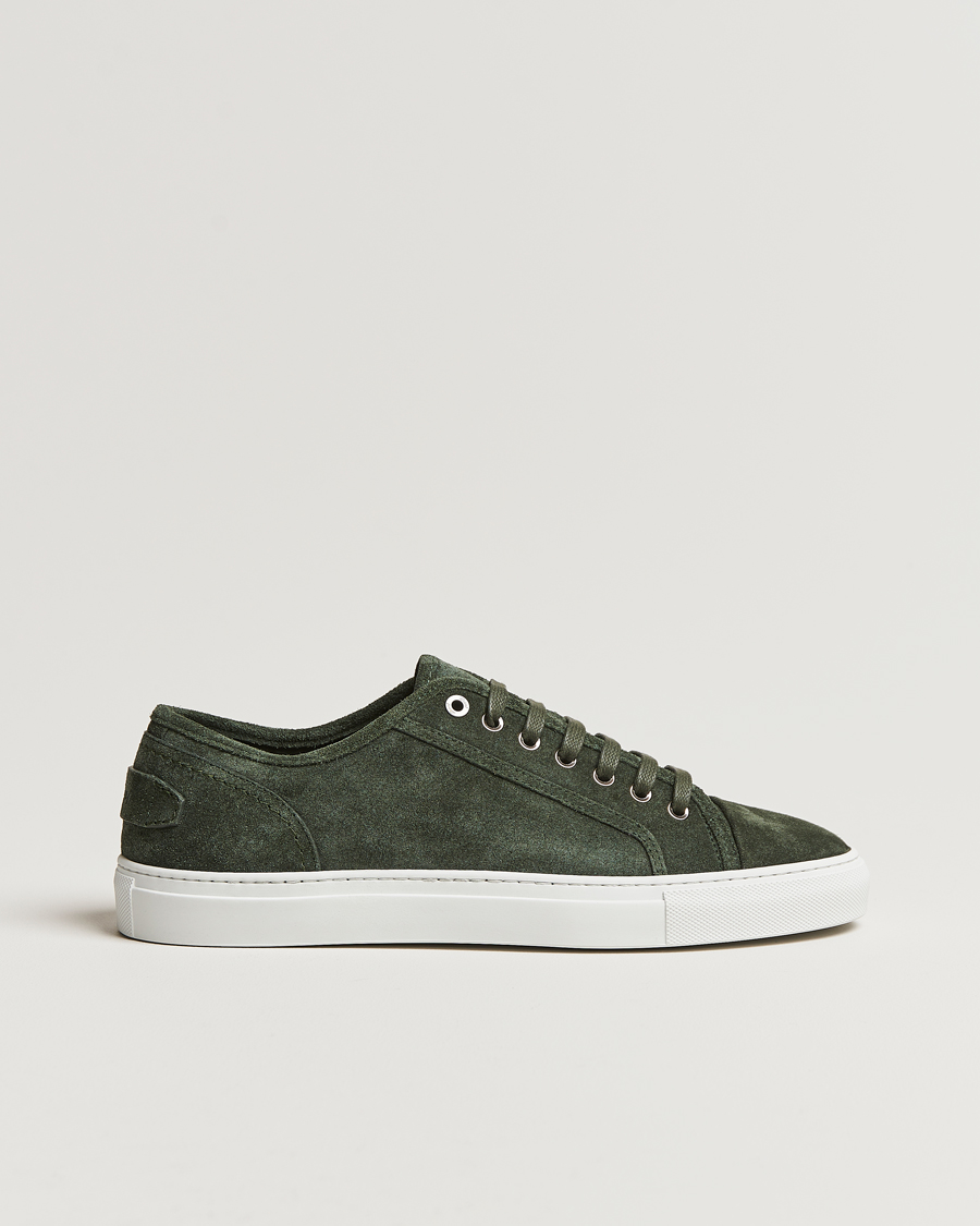 Herre | Brioni Casetta Suede Sneakers Green | Brioni | Casetta Suede Sneakers Green