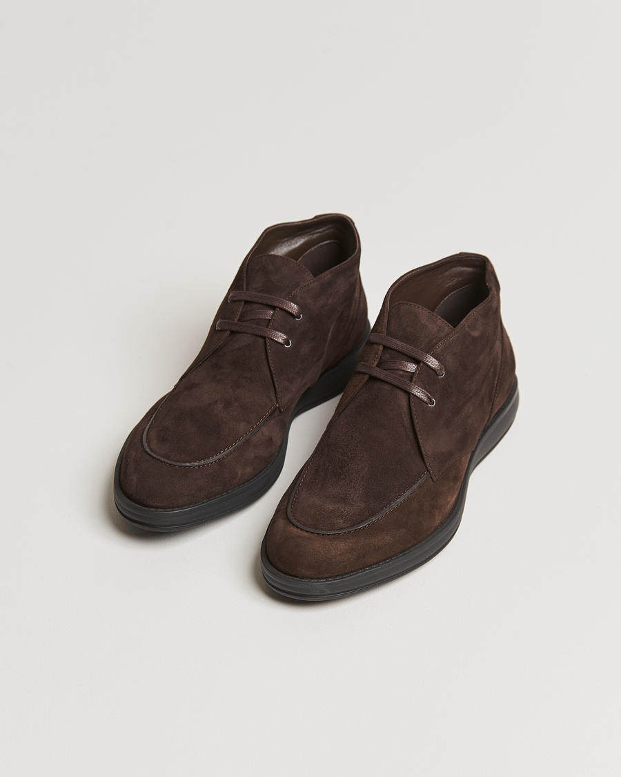 Herre | Chukka boots | Brioni | Suede Chukka Boots Dark Brown