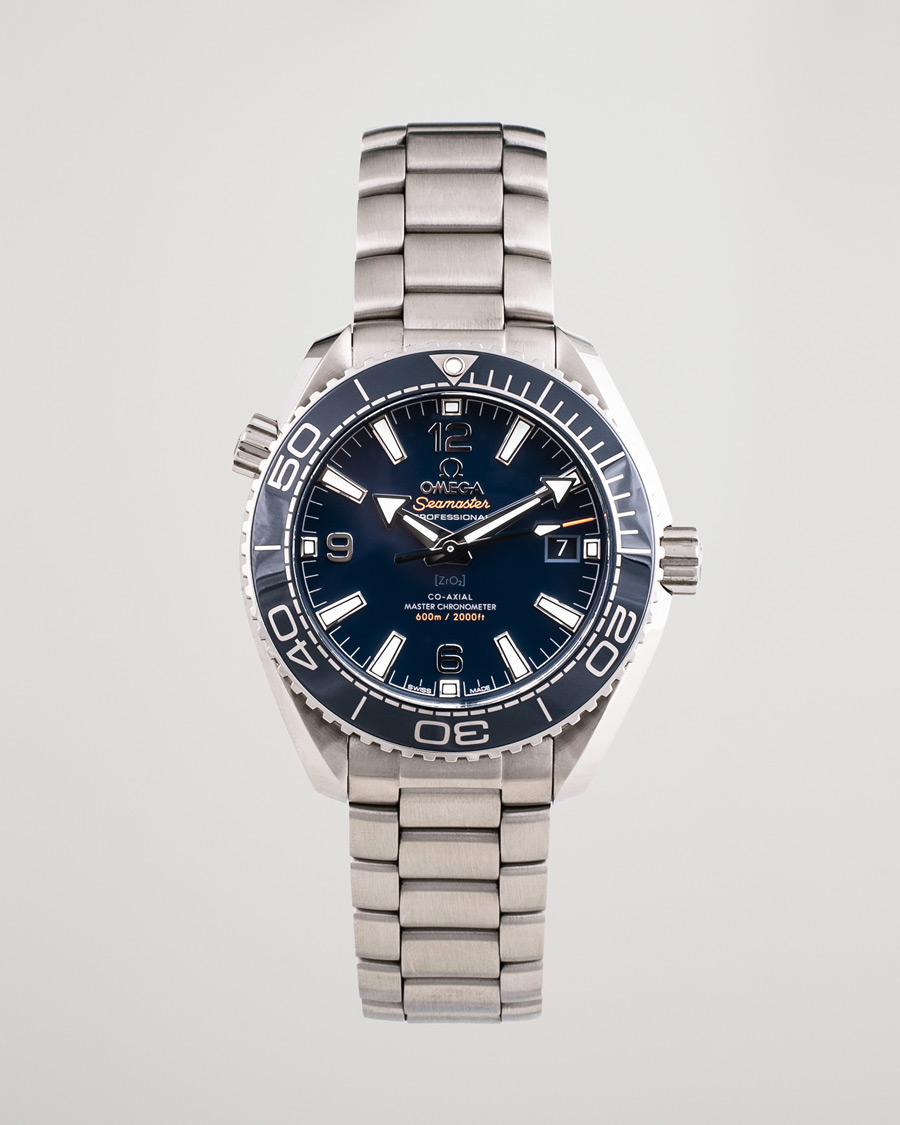 Herre | Omega Pre-Owned Seamaster Planet Ocean Steel Blue | Omega Pre-Owned | Seamaster Planet Ocean Steel Blue