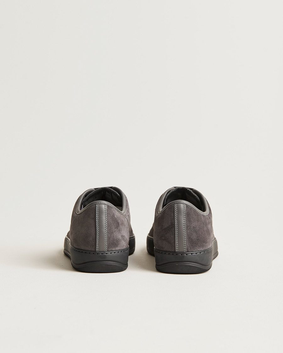 Herre | Lanvin Nappa Cap Toe Sneaker Dark Grey | Lanvin | Nappa Cap Toe Sneaker Dark Grey