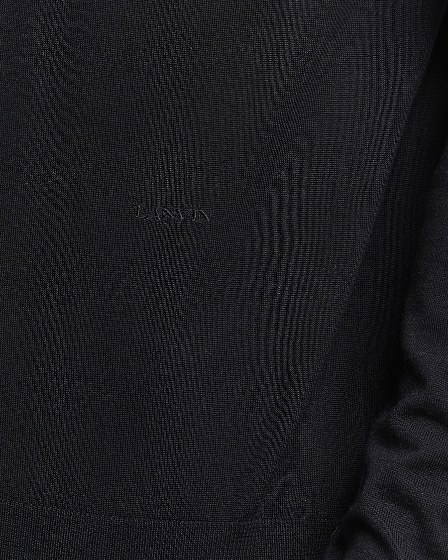 Herre | Trøjer | Lanvin | Wool/Silk Rollneck Black