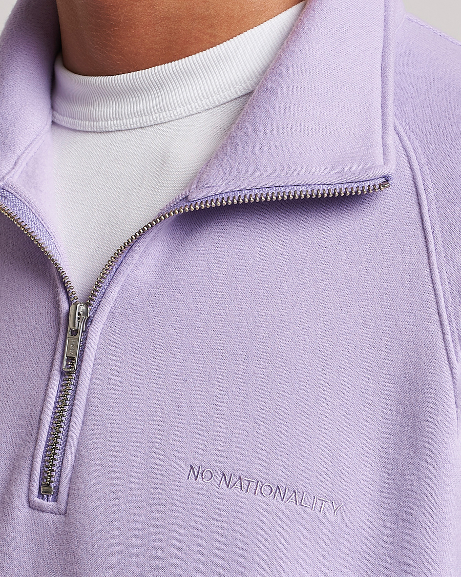 Herre | Trøjer | NN07 | Carlo Half Zip Purple Rose
