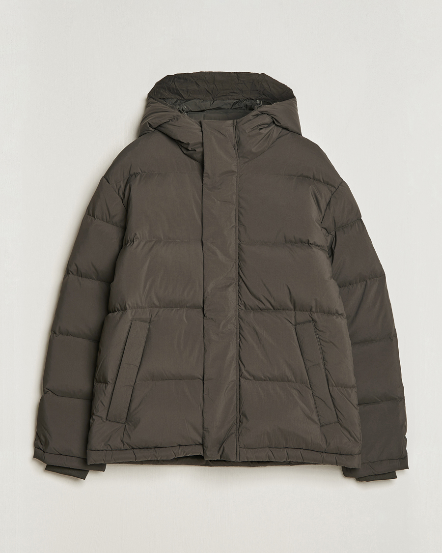 Herre | Jakker | NN07 | Matthew Padded Down Jacket Army Grey