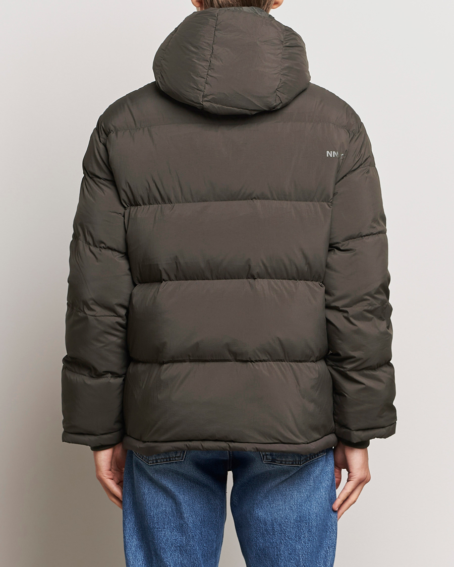 Herre | Jakker | NN07 | Matthew Padded Down Jacket Army Grey