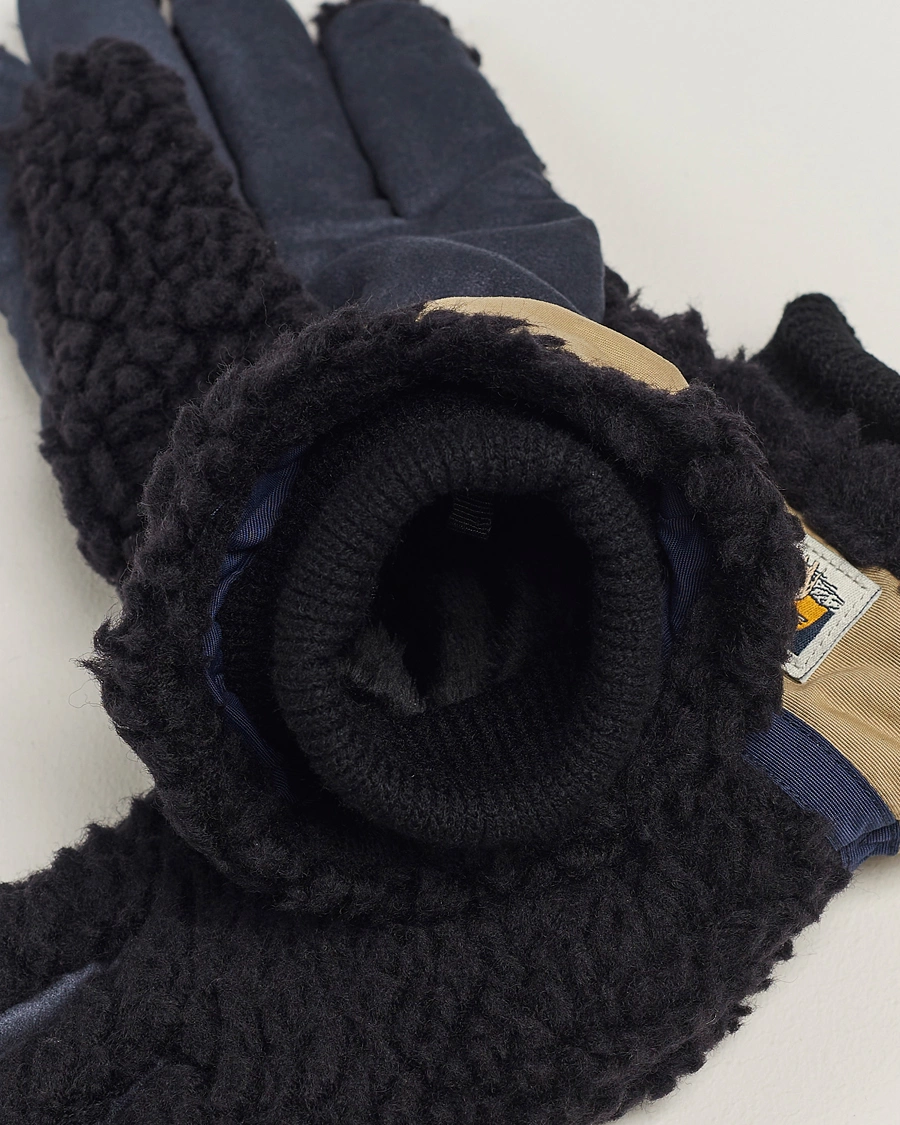 Herre |  | Elmer by Swany | Sota Wool Teddy Gloves Black