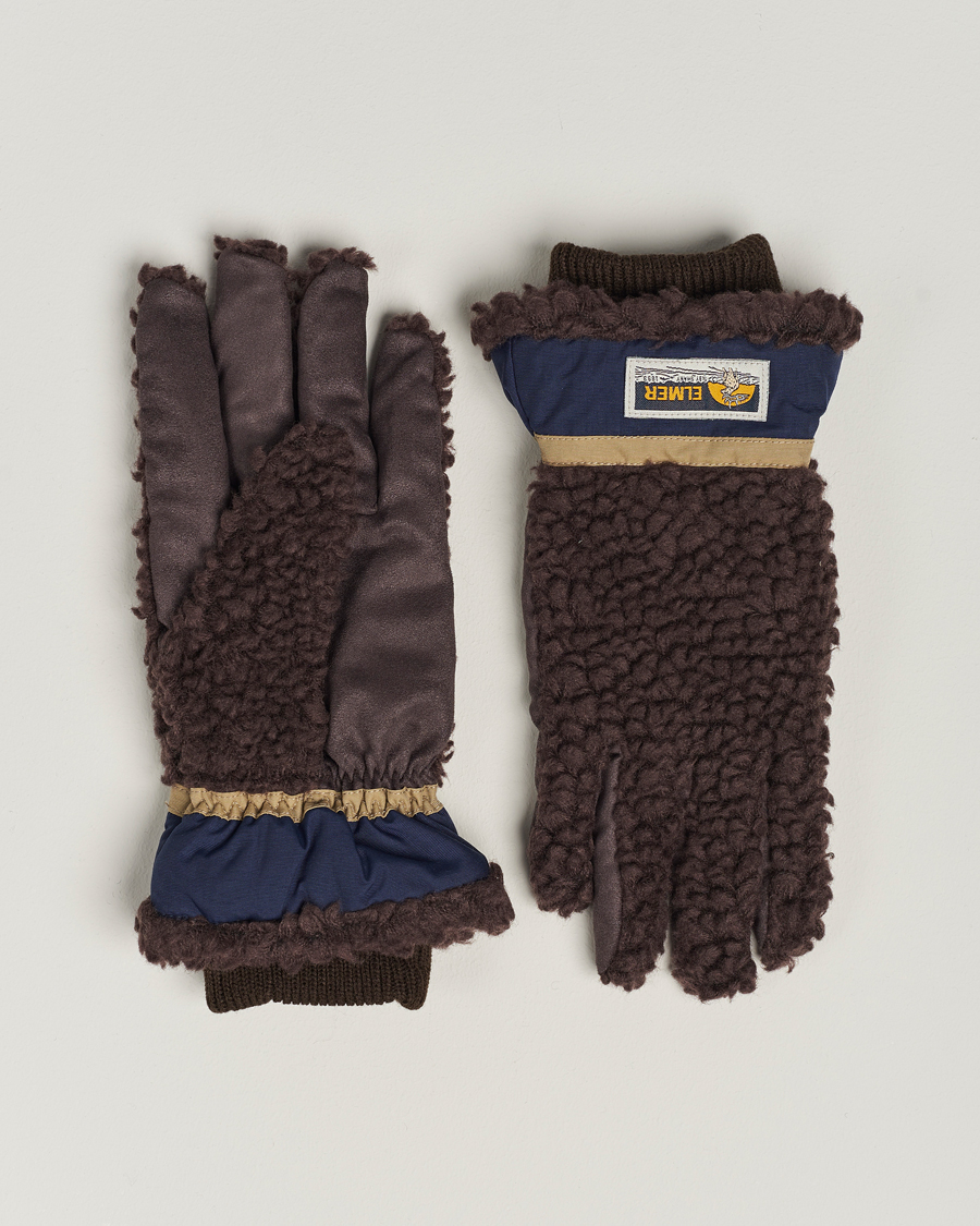 Herre | Elmer by Swany Sota Wool Teddy Gloves Brown | Elmer by Swany | Sota Wool Teddy Gloves Brown