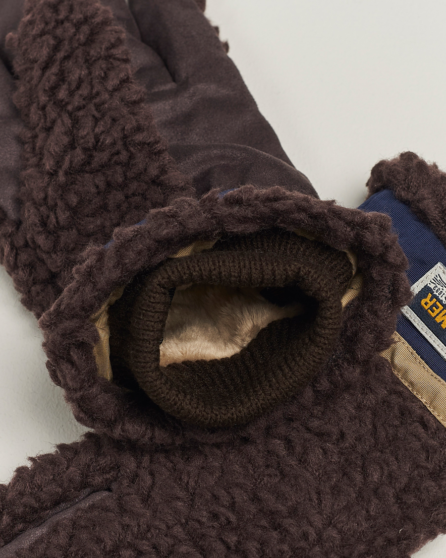 Herr | Handskar | Elmer by Swany | Sota Wool Teddy Gloves Brown