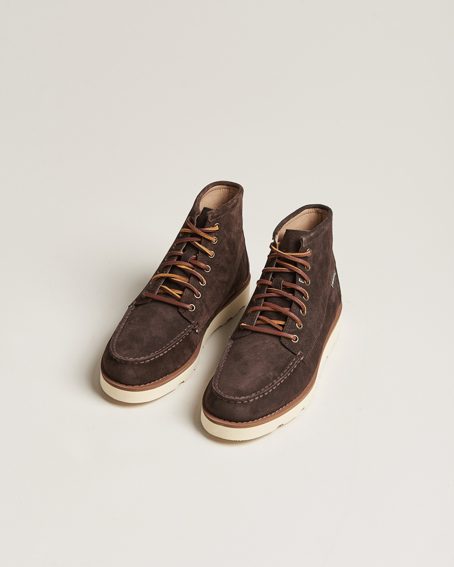 Herre | Sebago Tala Oiled Suede Mid Boot Dark Brown | Sebago | Tala Oiled Suede Mid Boot Dark Brown