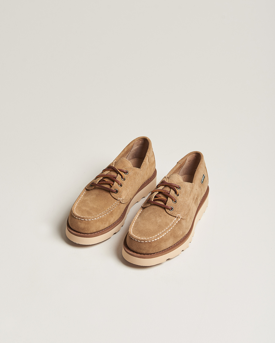 Herre | Sebago Askookfield Suede Boat Shoe Beige Camel | Sebago | Askookfield Suede Boat Shoe Beige Camel
