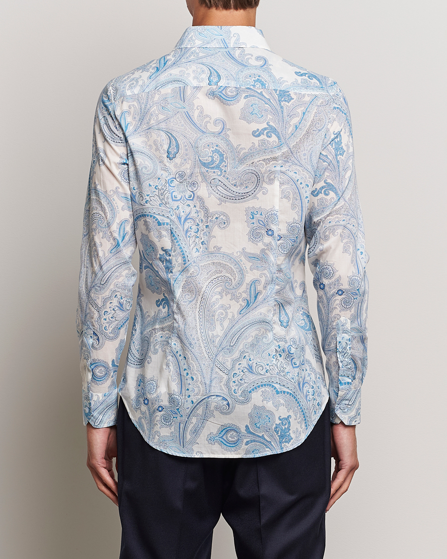 Herre | Skjorter | Etro | Slim Fit Paisley Shirt Azzurro