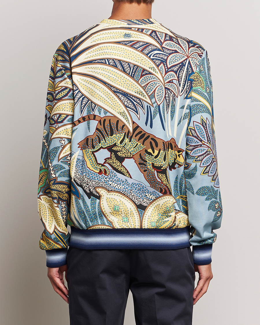 Herre | Trøjer | Etro | Jungle Printed Sweatshirt Azzurro