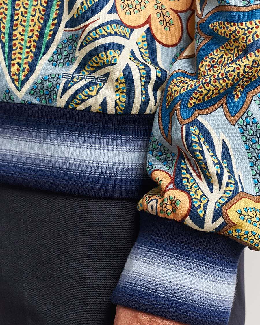Herre | Trøjer | Etro | Jungle Printed Sweatshirt Azzurro