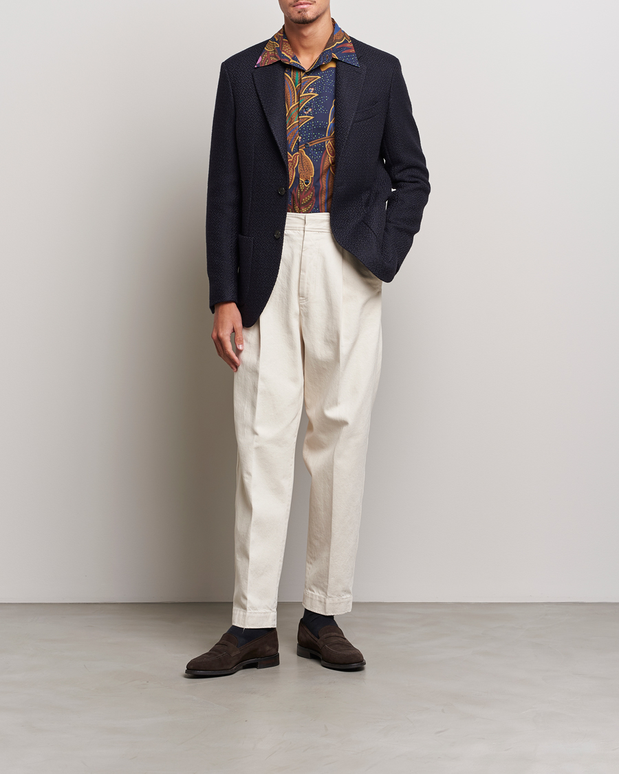 Herre | Blazere & jakker | Etro | Jacquard Jersey Blazer Navy
