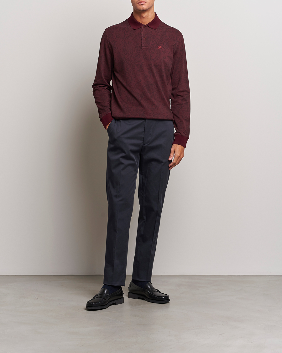 Herre | Bukser | Etro | Slim Fit Chinos Navy