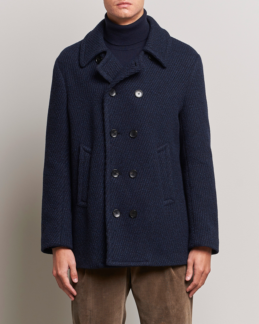 Herre | Frakker | Etro | Wool Peacoat Navy