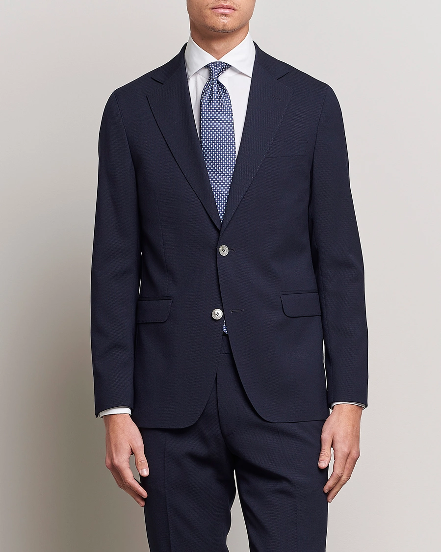 Herre | Tøj | Oscar Jacobson | Ego Wool Blazer Blue