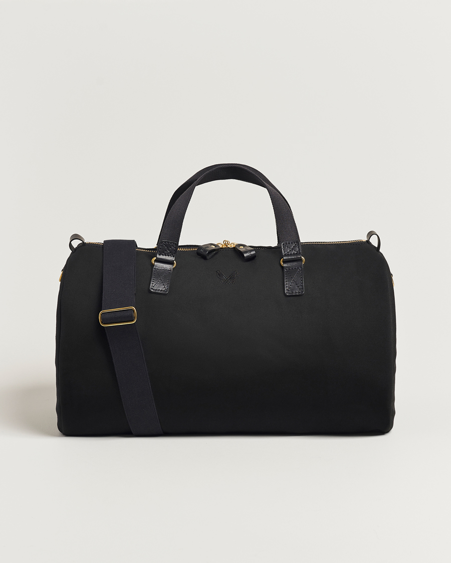Herre | Tasker | Bennett Winch | Canvas Suit Carrier Holdall Black