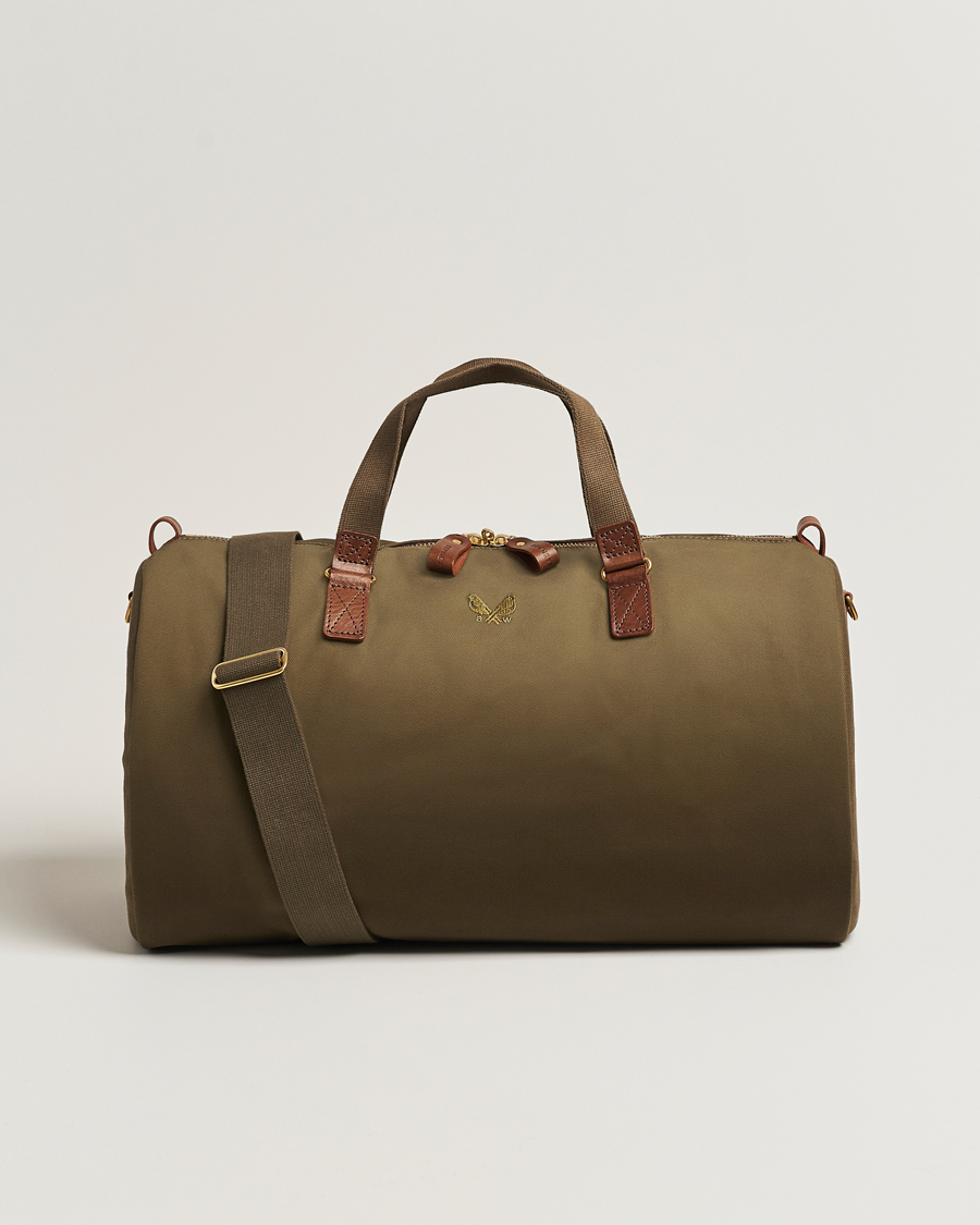 Herre | Tasker | Bennett Winch | Canvas Suit Carrier Holdall Olive
