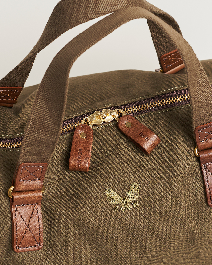 Herre | Bennett Winch Canvas Suit Carrier Holdall Olive | Bennett Winch | Canvas Suit Carrier Holdall Olive