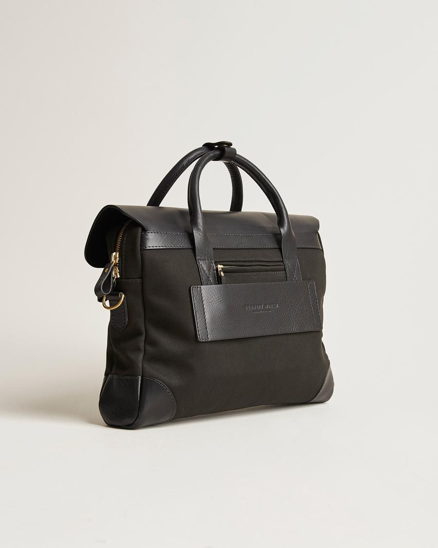 Herre | Tasker | Bennett Winch | Canvas Briefcase Black