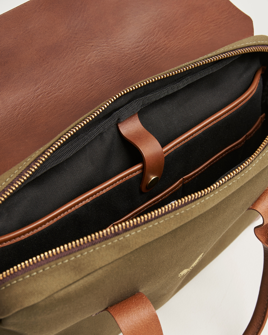 Herre | Tasker | Bennett Winch | Canvas Briefcase Olive