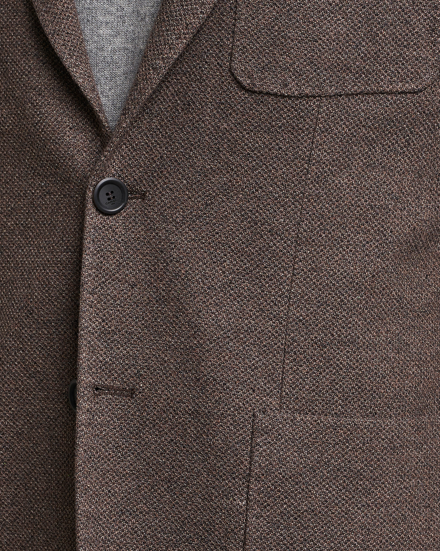 Herre | Blazere & jakker | Canali | Structured Wool Jersey Jacket Beige