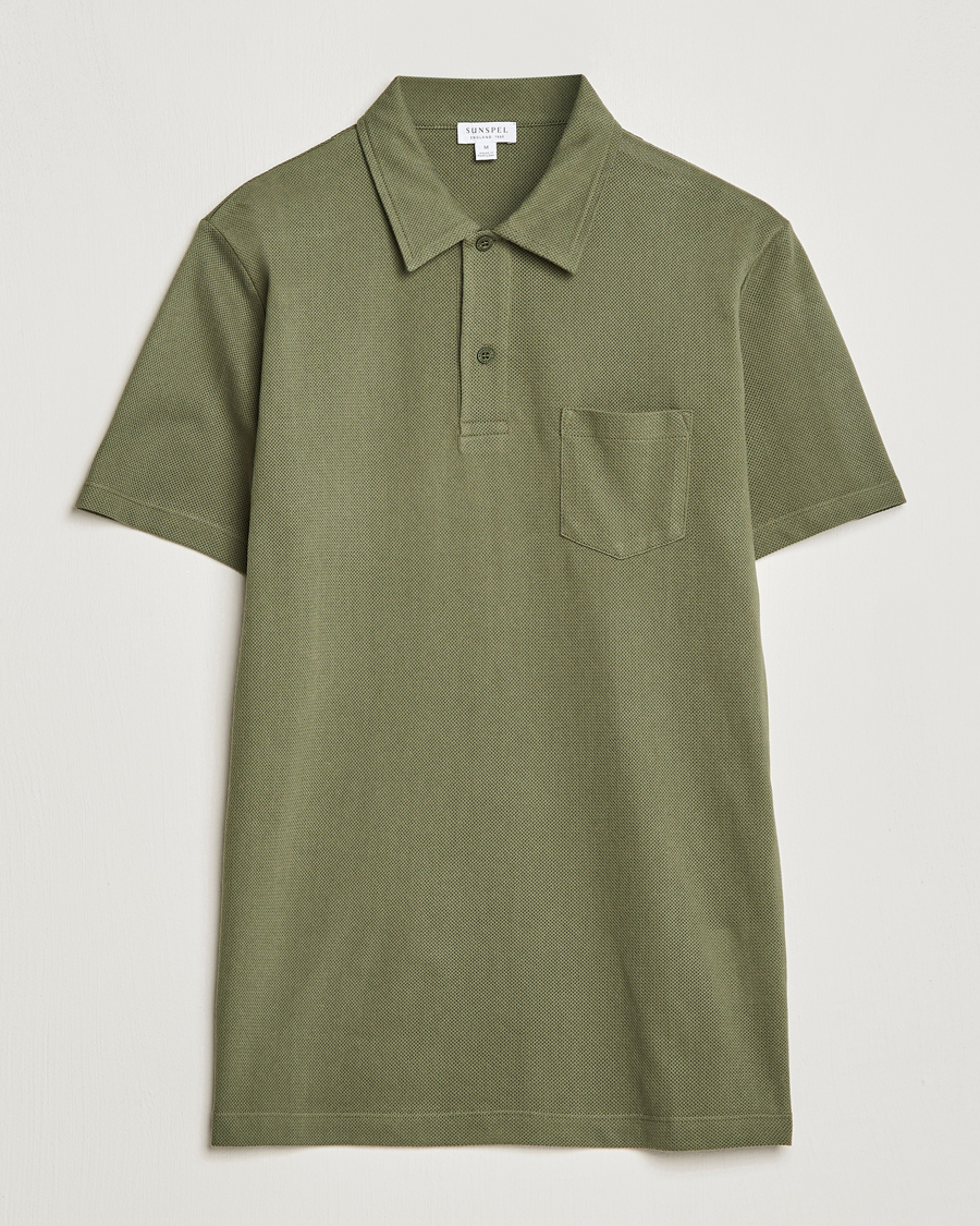 Herre | Polotrøjer | Sunspel | Riviera Polo Shirt Hunter Green