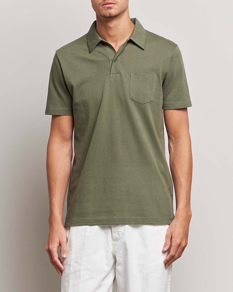 Herre |  | Sunspel | Riviera Polo Shirt Hunter Green