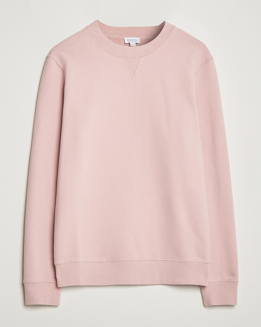 Herre | Trøjer | Sunspel | Loopback Sweatshirt Shell Pink