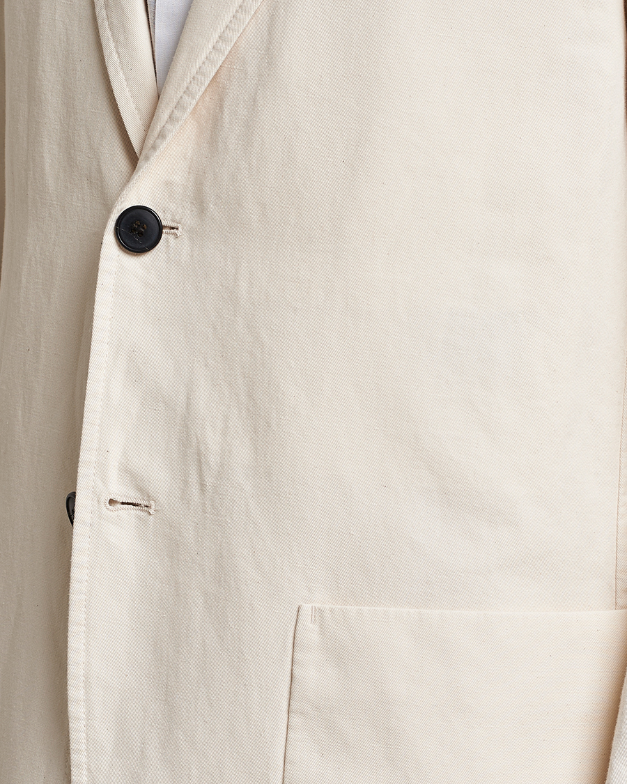 Herre | Blazere & jakker | Sunspel | Unconstructed Cotton/Linen Blazer Undyed
