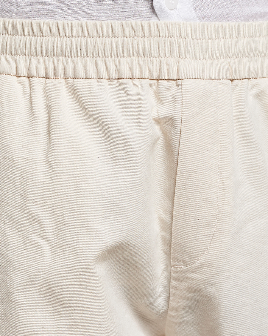 Herre | Shorts | Sunspel | Cotton/Linen Drawstring Shorts Undyed