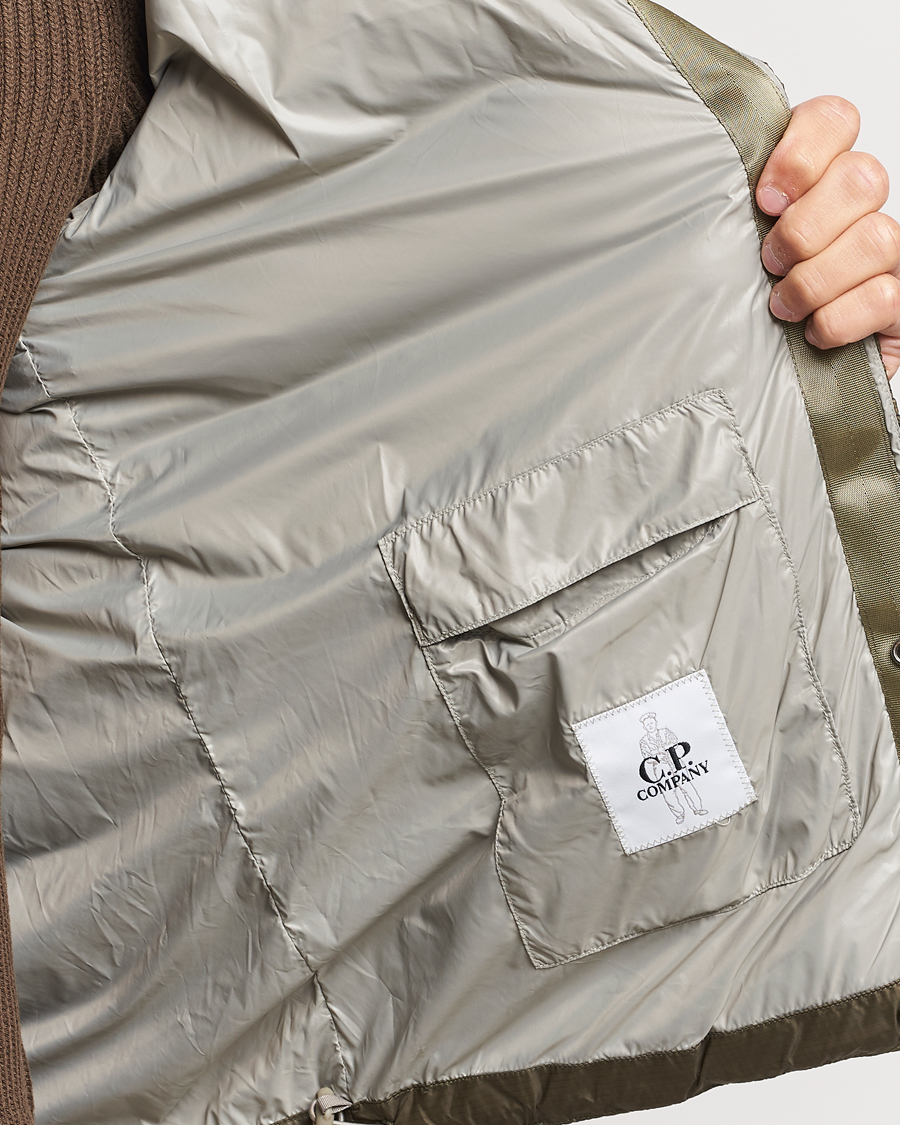 Herre | Jakker | C.P. Company | D.D Shell Padded Lightweight Jacket Olive