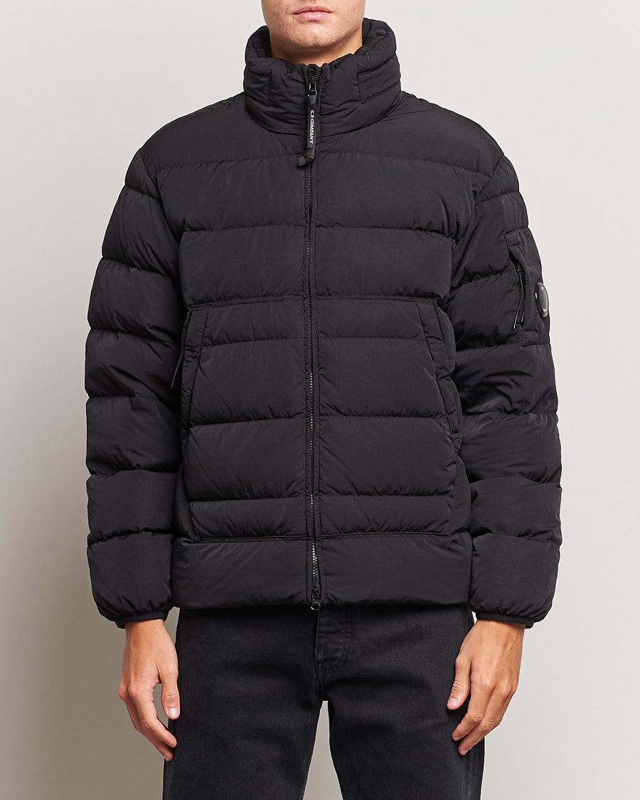 Herre | Moderne jakker | C.P. Company | Eco-Chrome R Lightweight Down Jacket Black