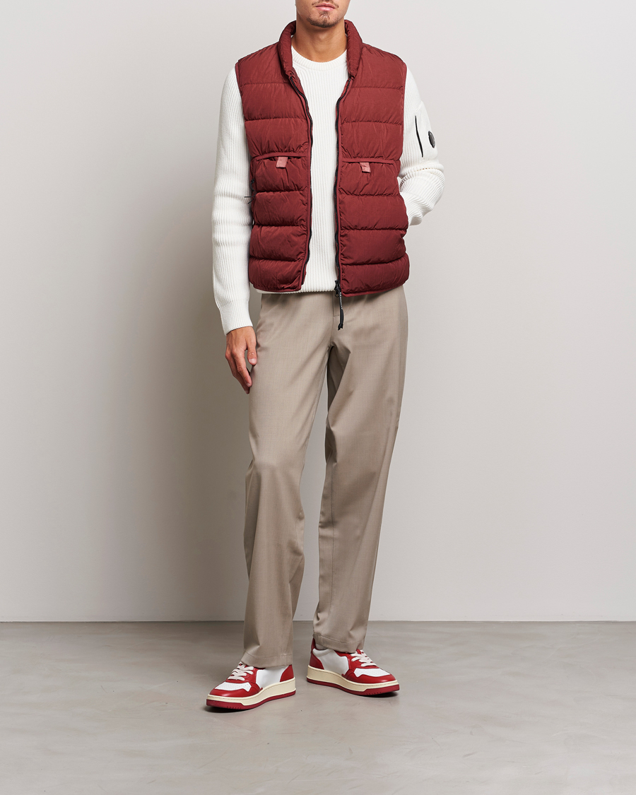 Herre | Jakker | C.P. Company | Eco-Chrome R Lightweight Down Vest Wine