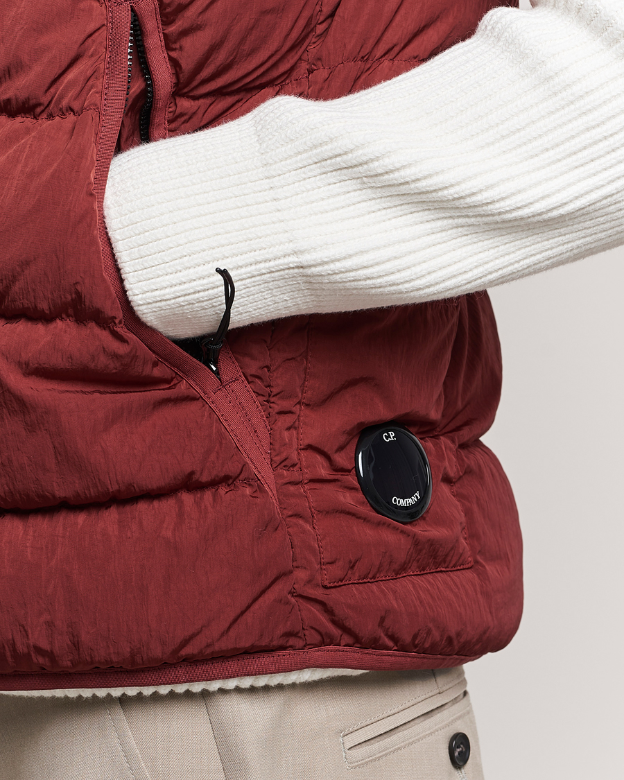 Herre | Jakker | C.P. Company | Eco-Chrome R Lightweight Down Vest Wine