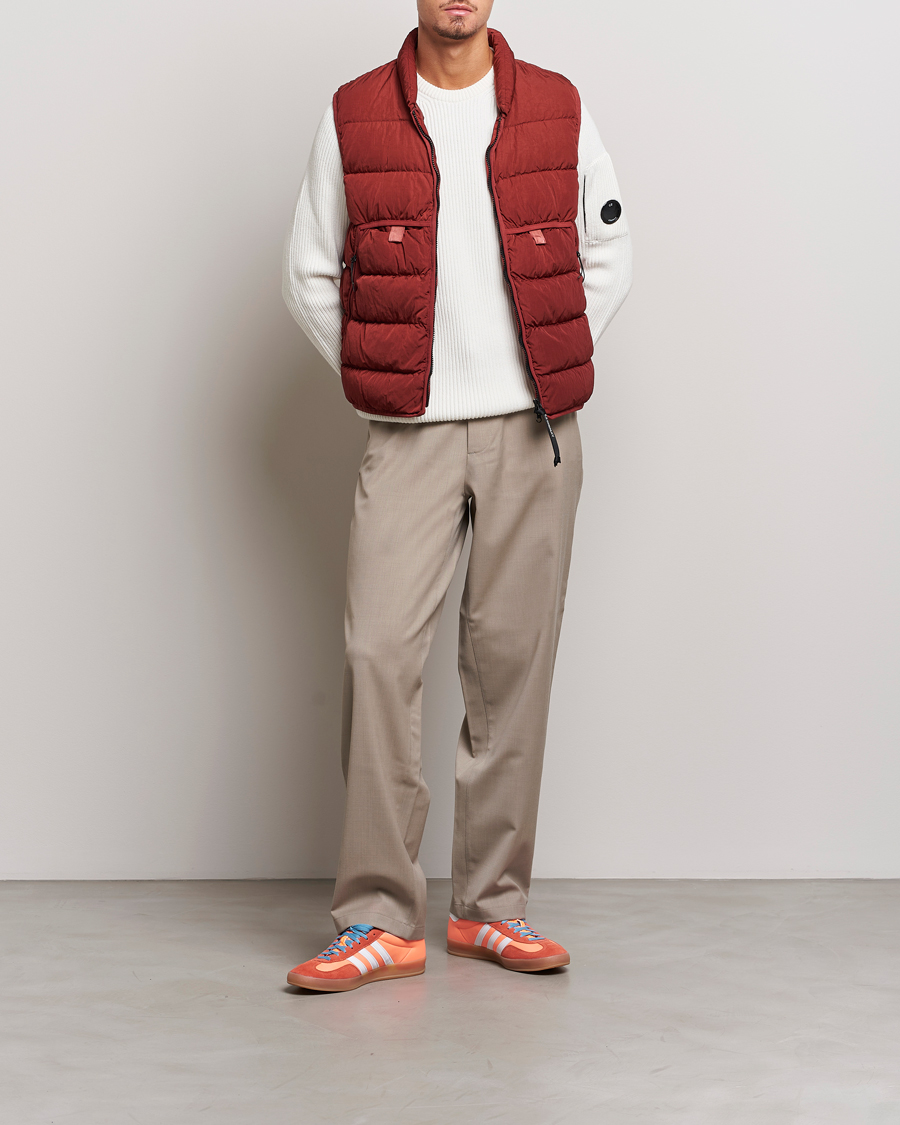 Herre | Trøjer | C.P. Company | Full Rib Knitted Cotton Crewneck White