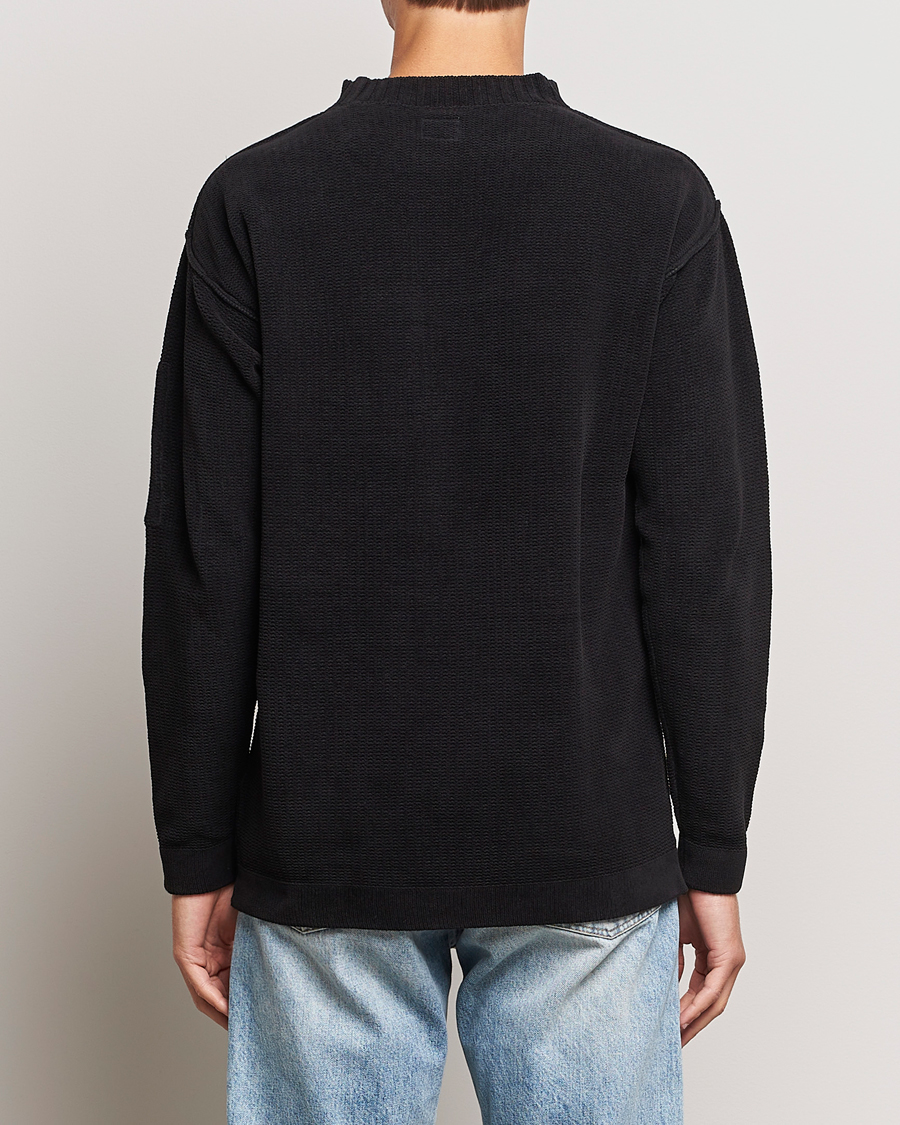Herre | Trøjer | C.P. Company | Chenille Cotton Crewneck Black