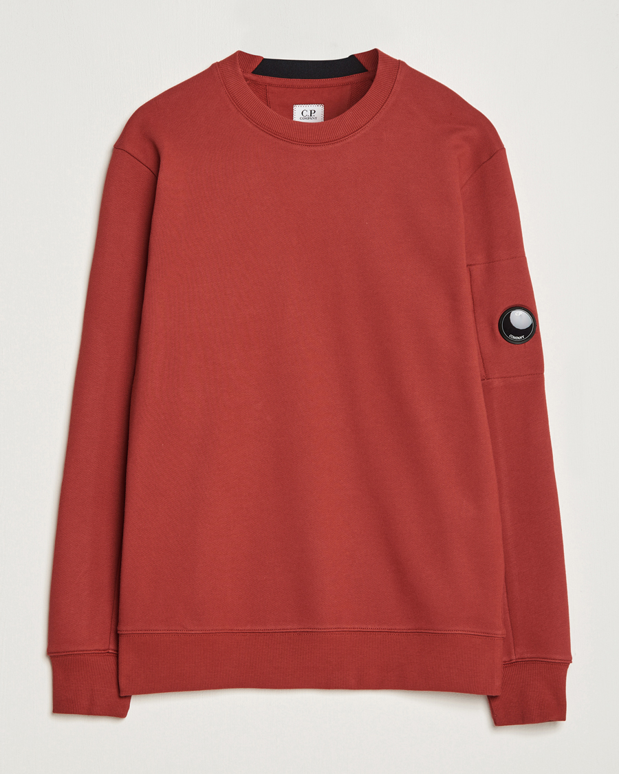 Herre | Trøjer | C.P. Company | Diagonal Raised Fleece Lens Sweatshirt Wine