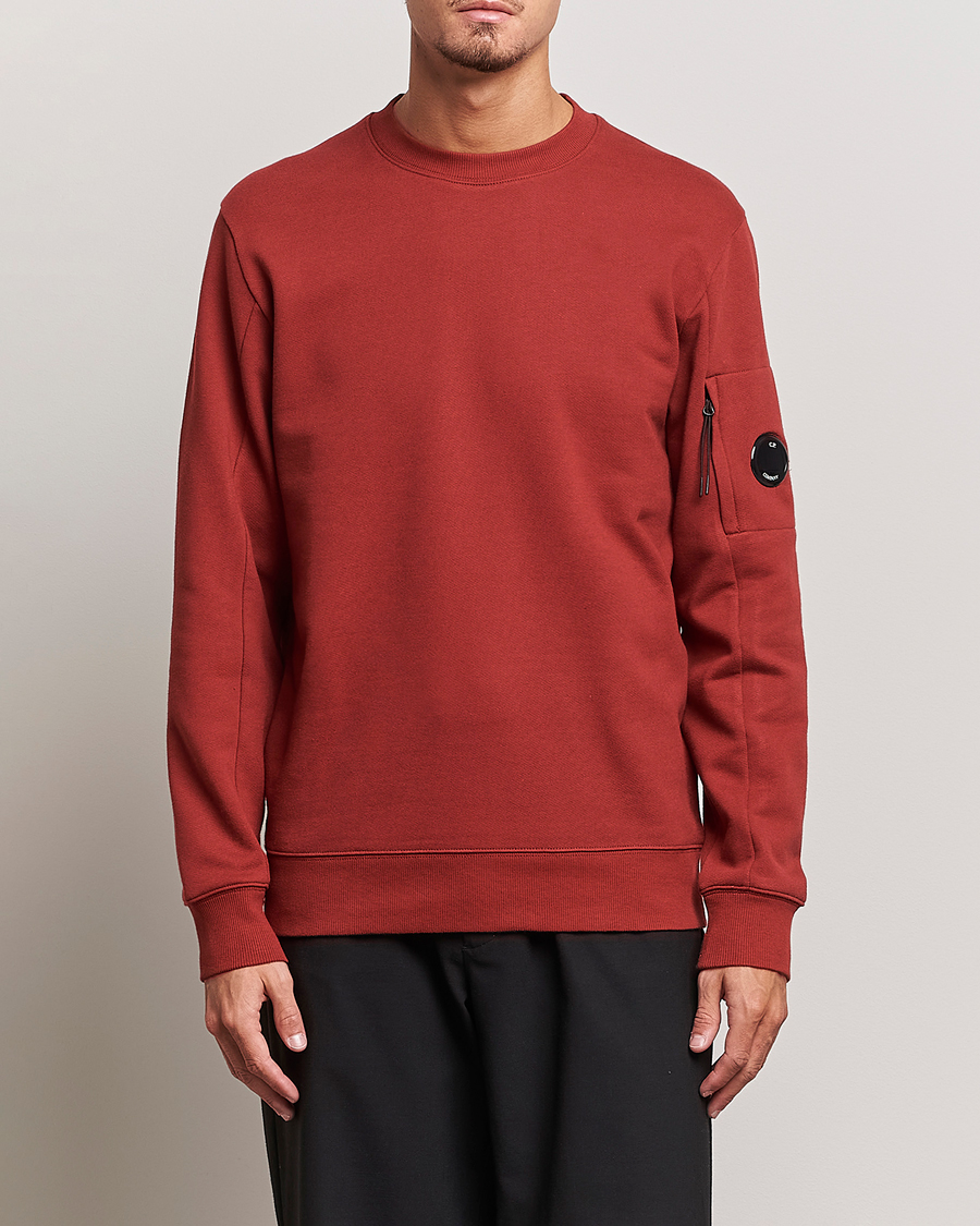 Herre | Trøjer | C.P. Company | Diagonal Raised Fleece Lens Sweatshirt Wine