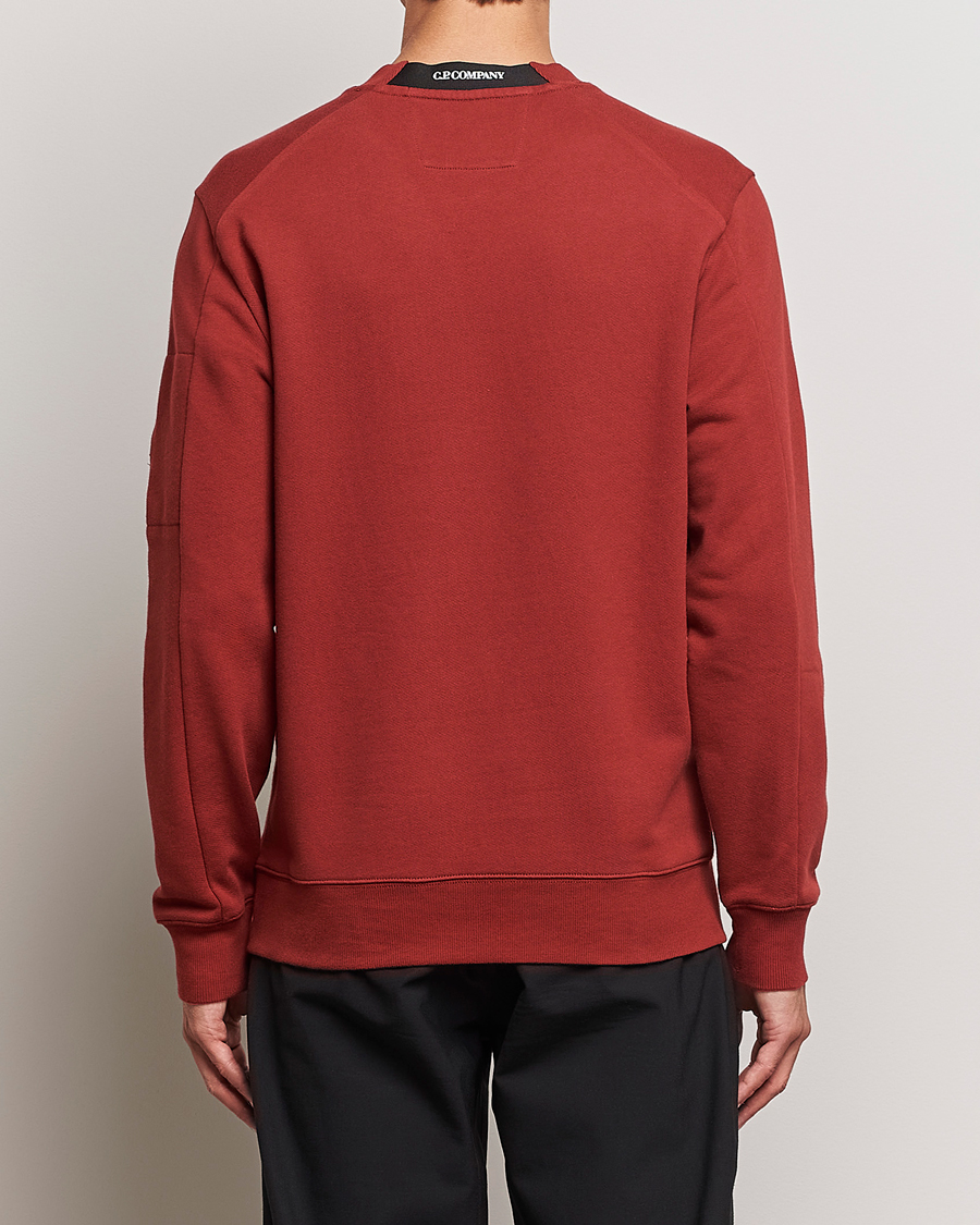 Herre | Trøjer | C.P. Company | Diagonal Raised Fleece Lens Sweatshirt Wine