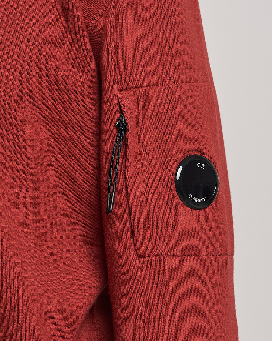 Herre | Trøjer | C.P. Company | Diagonal Raised Fleece Lens Sweatshirt Wine