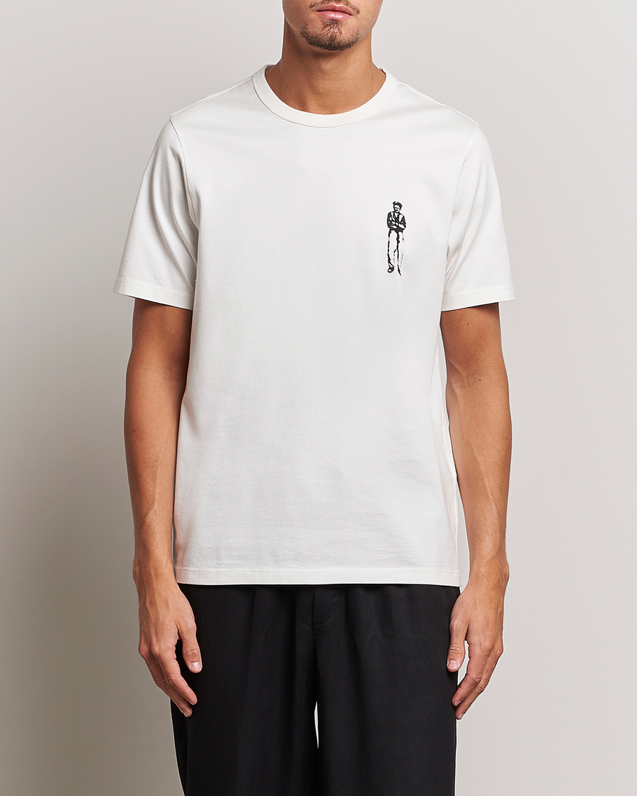 Herre | T-Shirts | C.P. Company | Mercerized Jersey Logo T-Shirt White