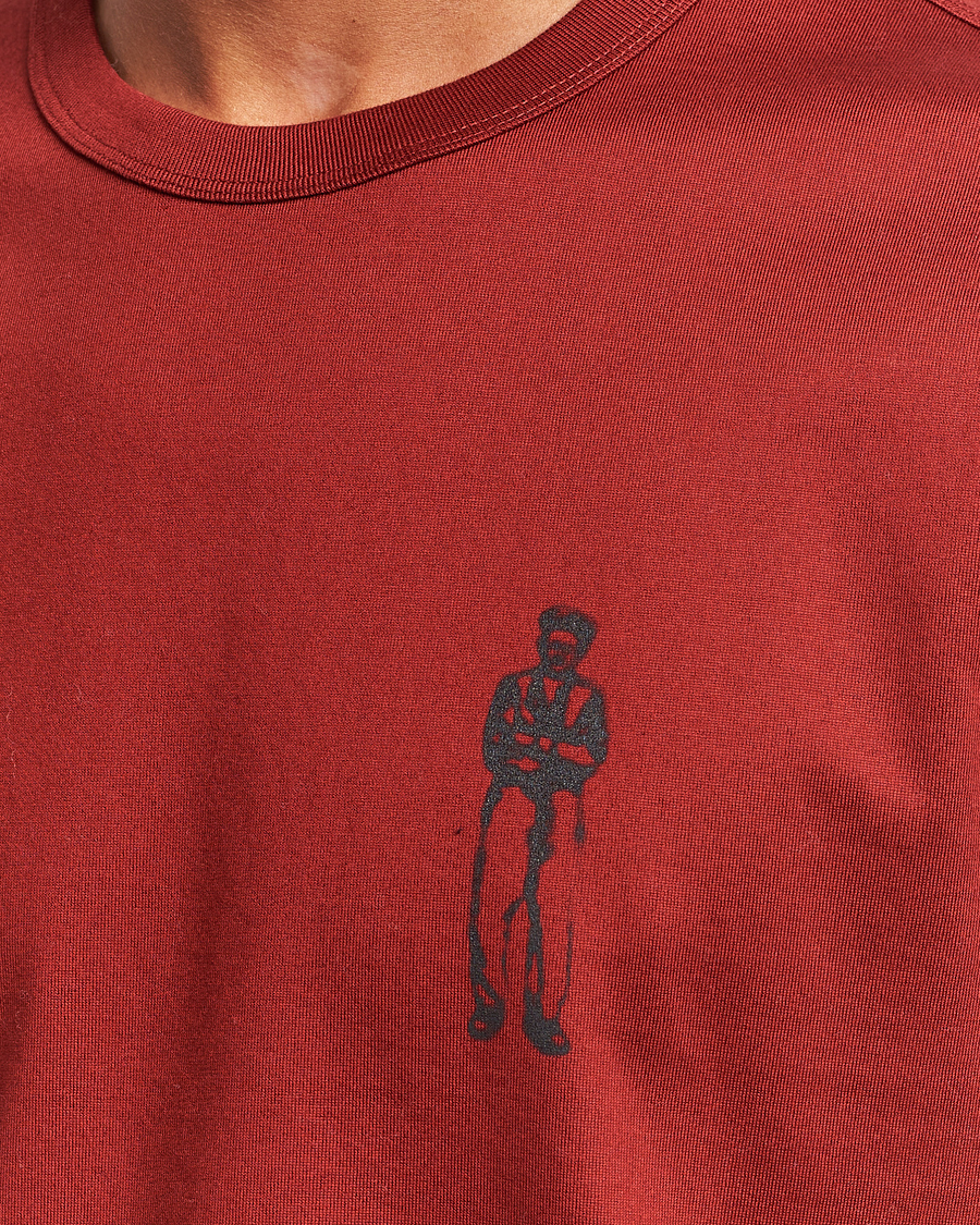 Herre | T-Shirts | C.P. Company | Mercerized Jersey Logo T-Shirt Wine
