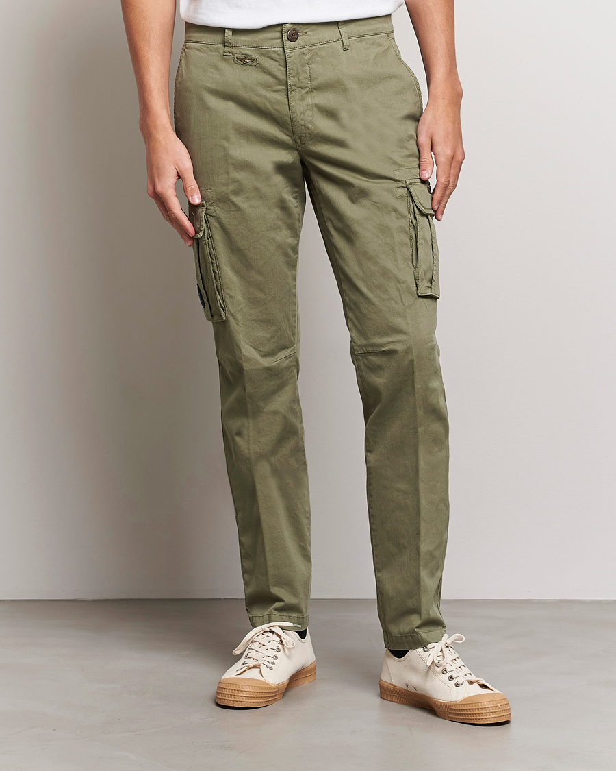 Herre | 30% udsalg | Aeronautica Militare | Cotton Cargo Pants Green