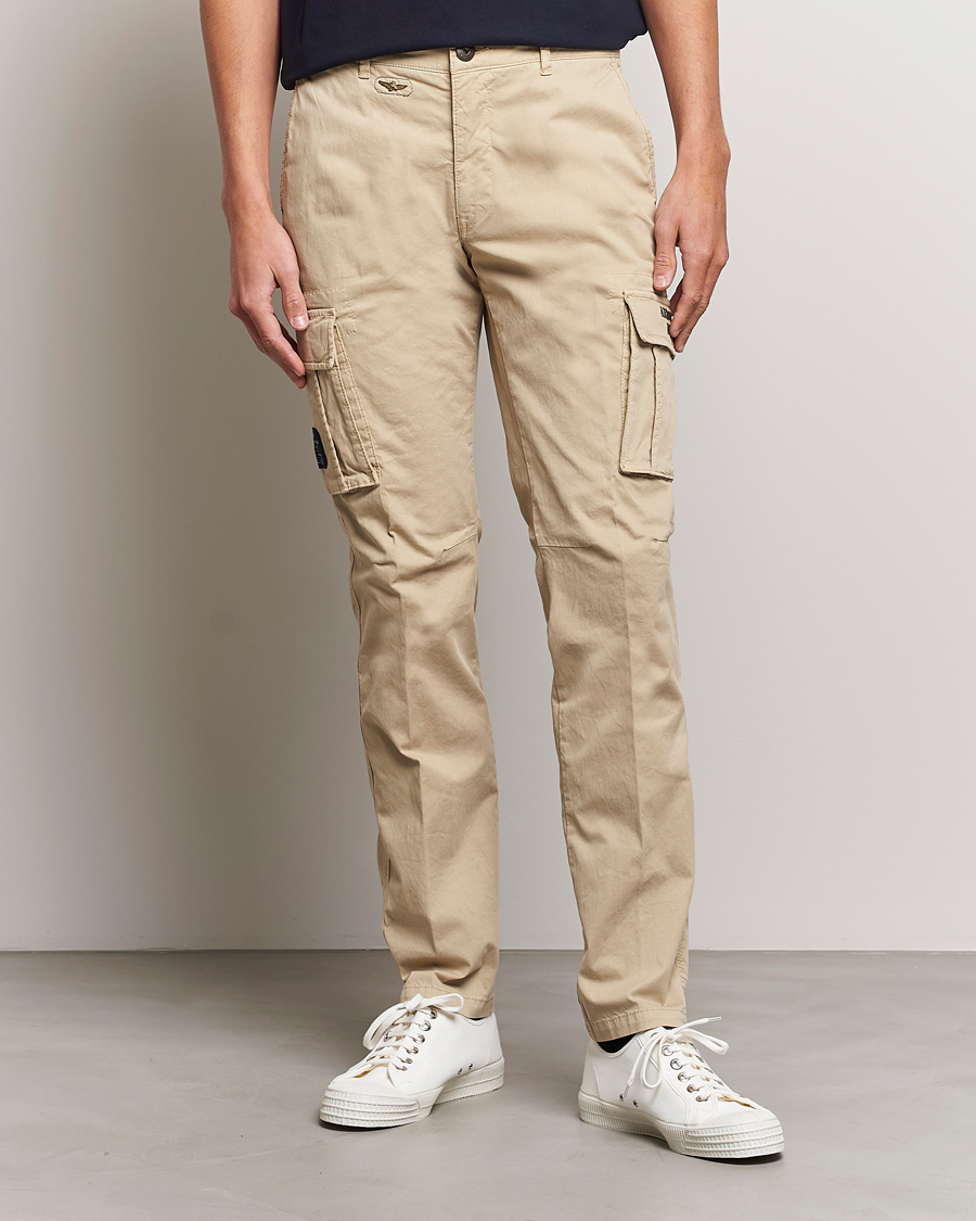 Herre |  | Aeronautica Militare | Cotton Cargo Pants Sand