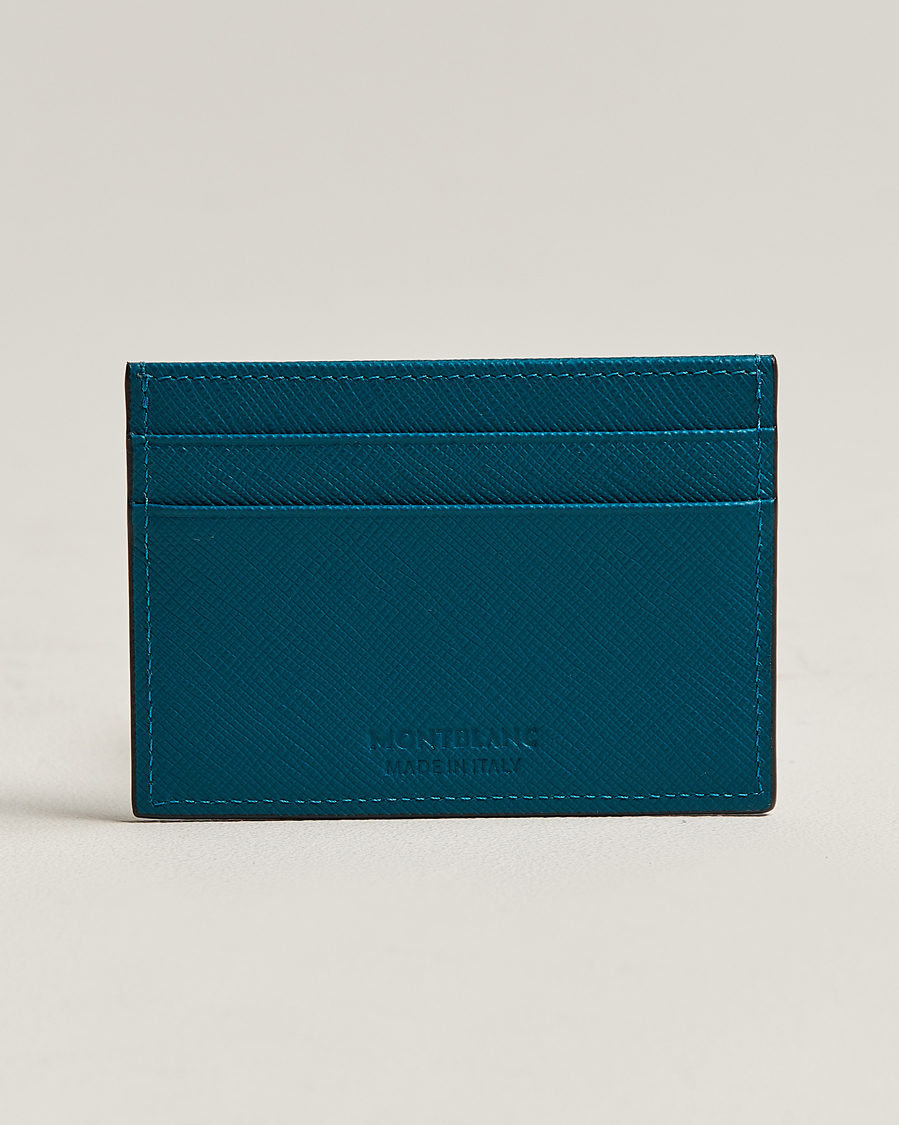 Men | Wallets | Montblanc | Sartorial Card Holder 5cc Fern Blue