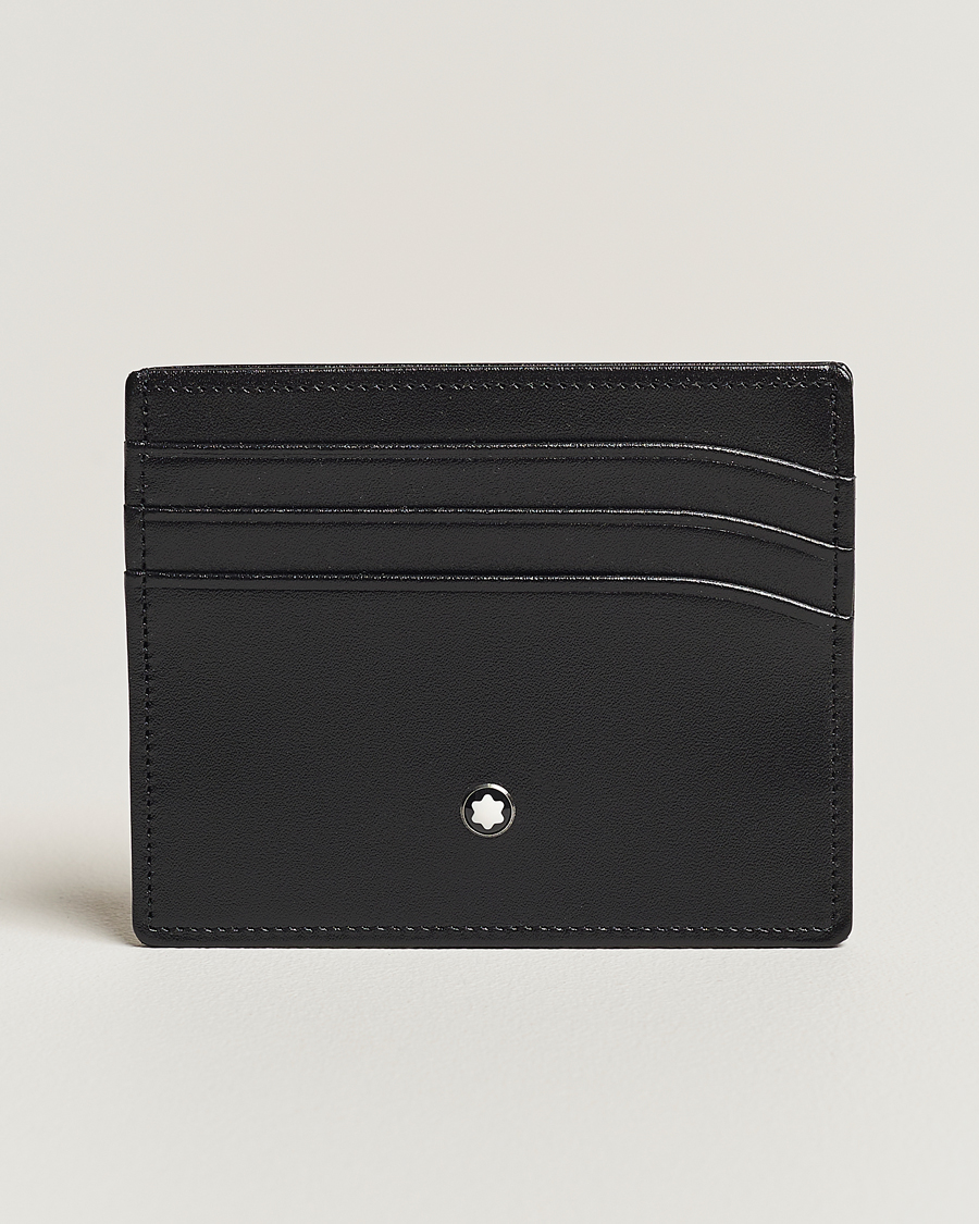 Herre | Montblanc Meisterstück Pocket 6 Credit Card Holder Black | Montblanc | Meisterstück Pocket 6 Credit Card Holder Black