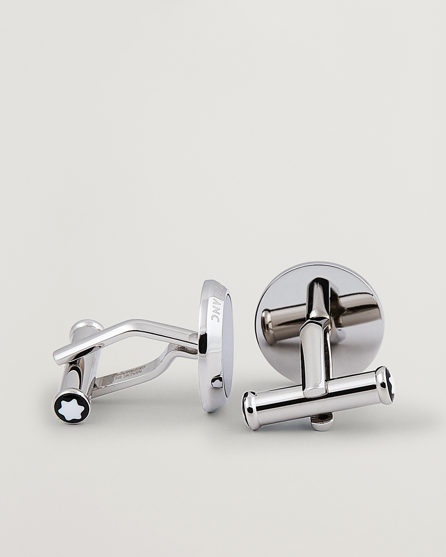 Herre | Manchetknapper | Montblanc | Meisterstück Steel Cufflinks Black Onyx