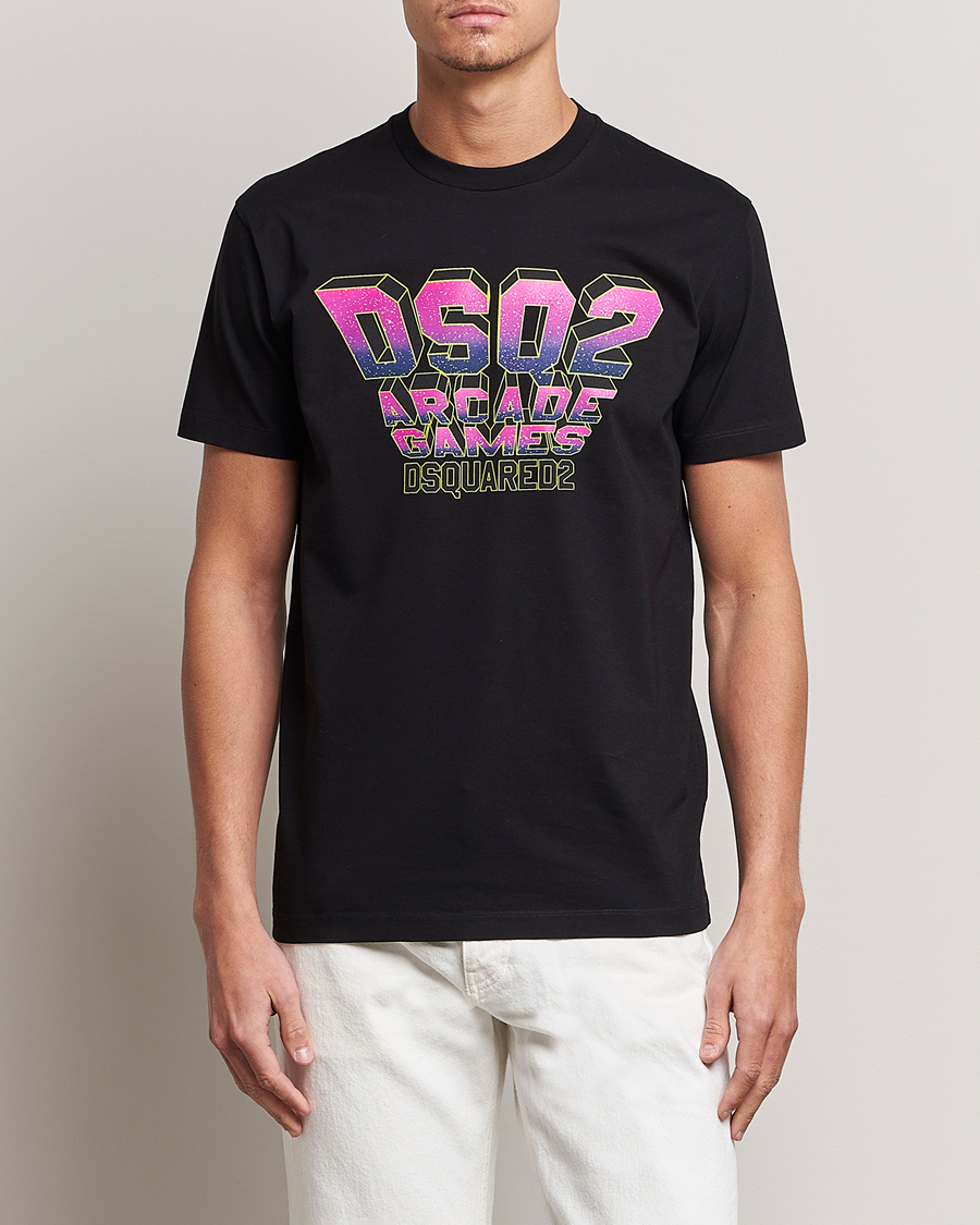 Herre | T-Shirts | Dsquared2 | Cool Fit Logo Tee Black