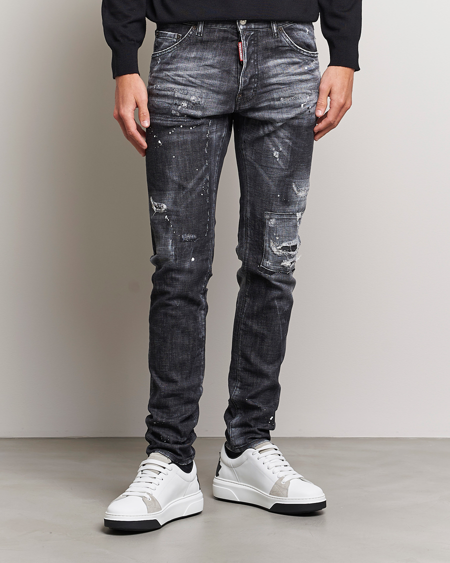 Herre | Slim fit | Dsquared2 | Cool Guy Jeans Black Wash